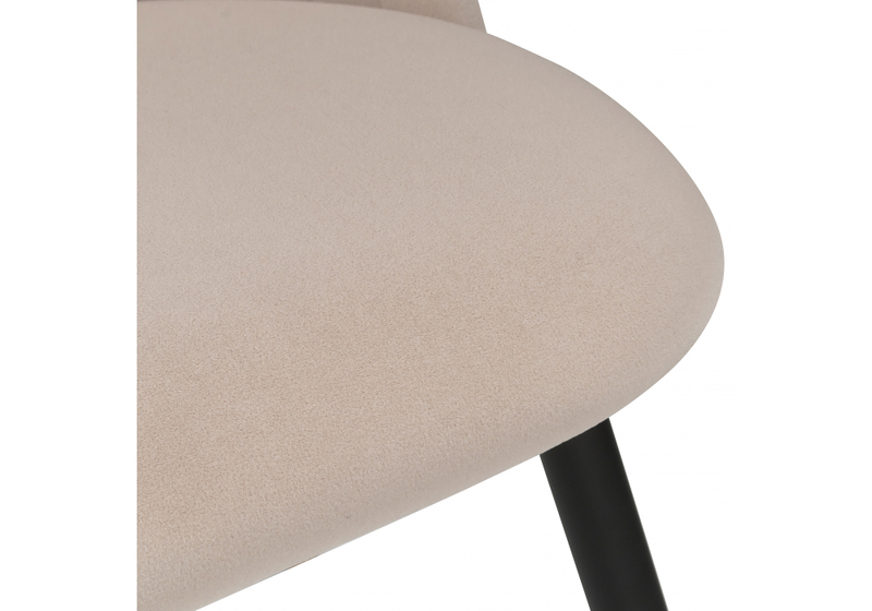 Стул на металлокаркасе, Gabi beige / black / gold