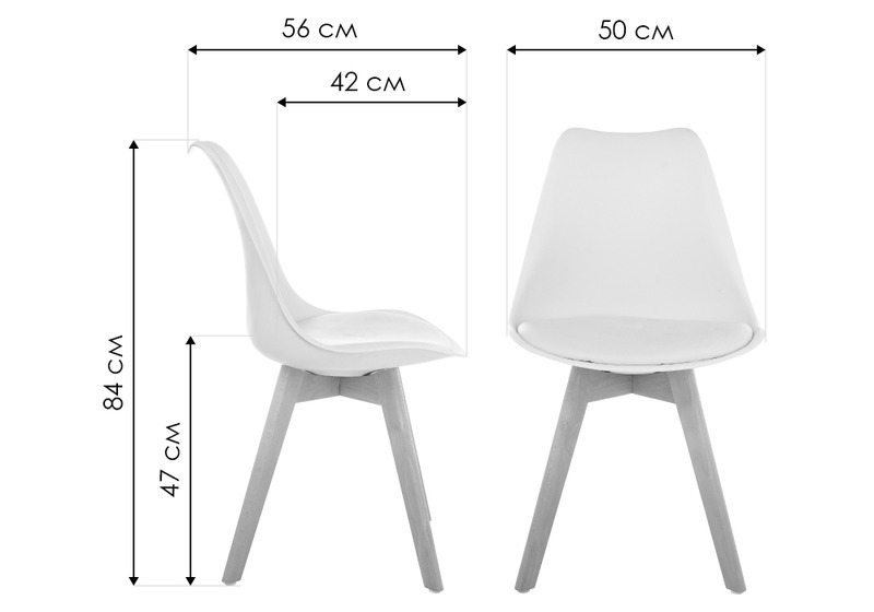 Стул деревянный, Bonuss dark gray / wood
