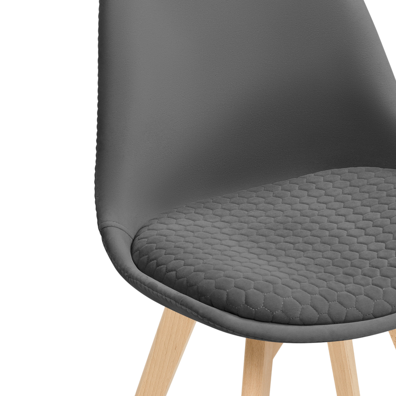 Стул деревянный, Bonuss dark gray / wood