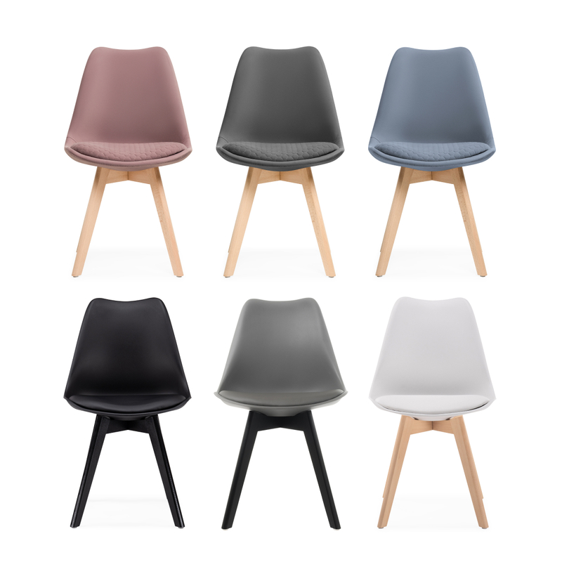 Стул деревянный, Bonuss dark gray / wood