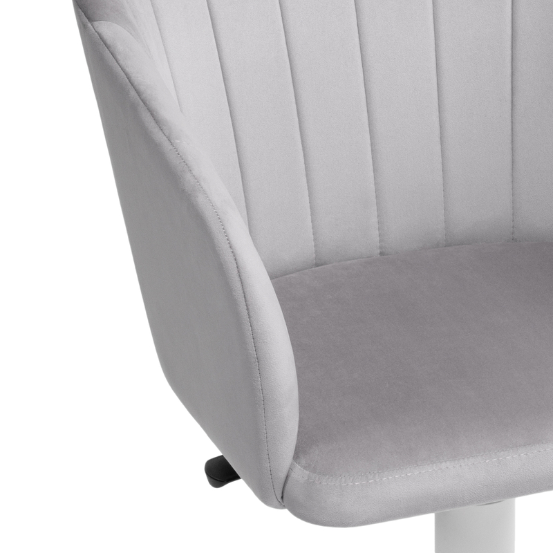 Офисное кресло, Тибо confetti silver серый / белый