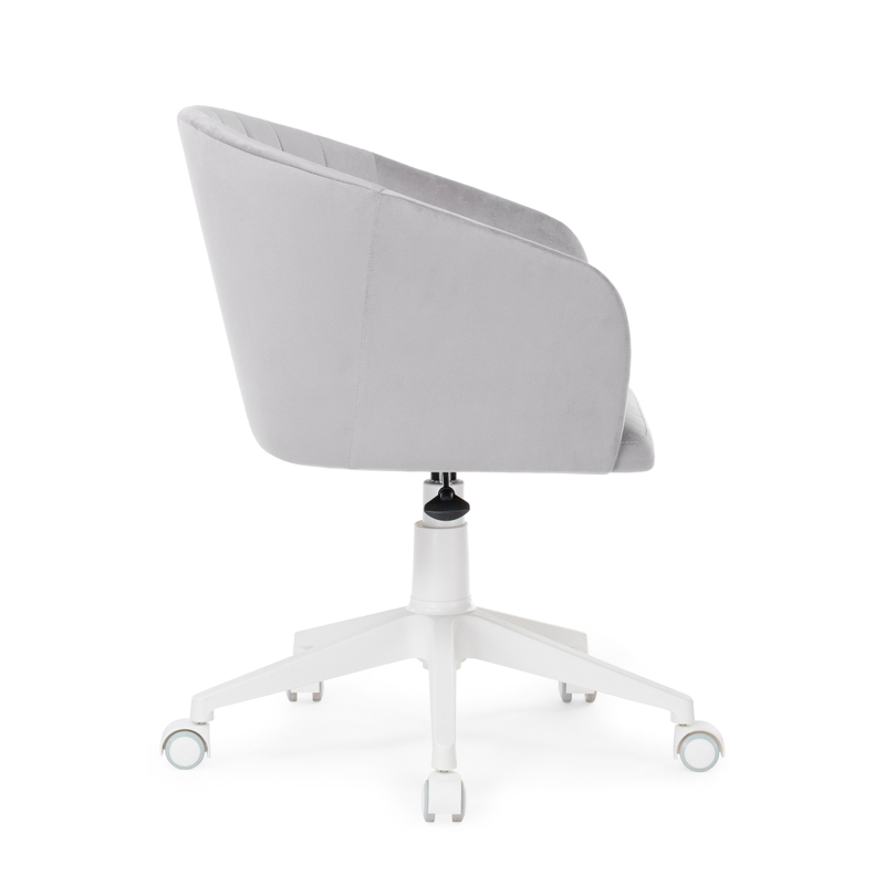 Офисное кресло, Тибо confetti silver серый / белый