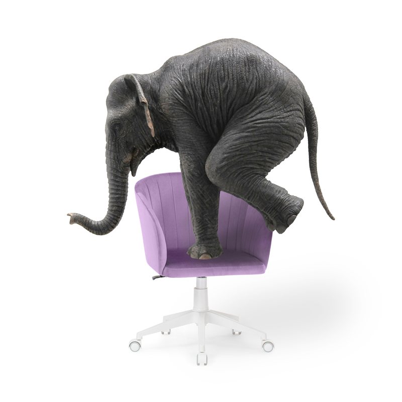 Офисное кресло, Тибо сиреневый