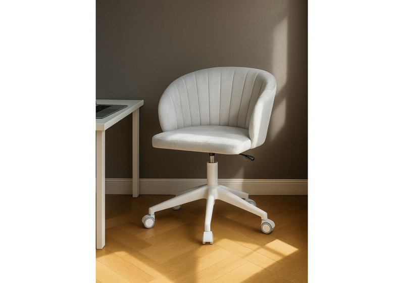 Офисное кресло, Пард confetti silver серый / белый