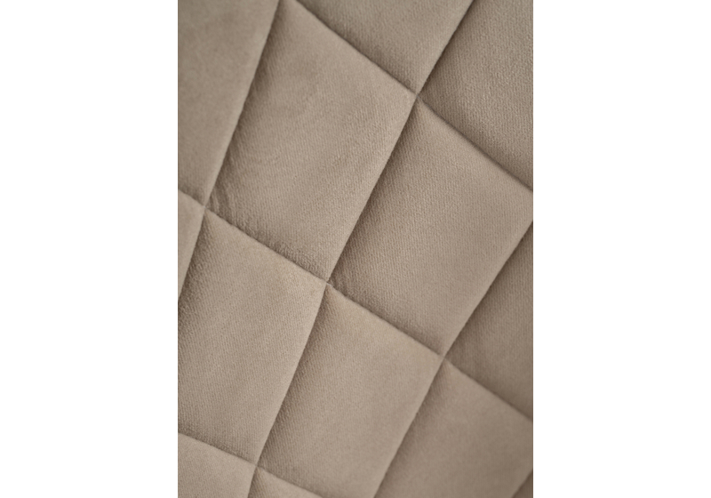 Стул на металлокаркасе, Зест микровелюр 05 / черный глянец