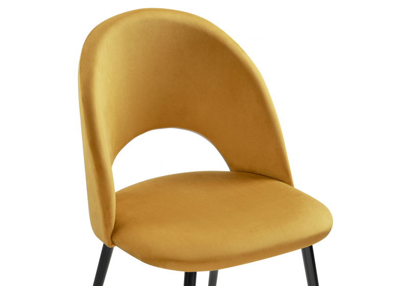 Стул на металлокаркасе, Ирре confetti chai tea / черный глянец