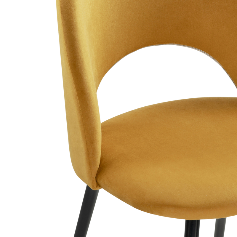 Стул на металлокаркасе, Ирре confetti chai tea / черный глянец