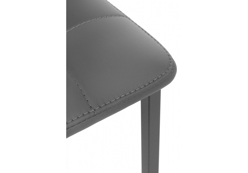 Стул на металлокаркасе, Бекал темно-серый / графит