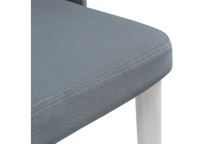 Стул на металлокаркасе, Kora white / gray