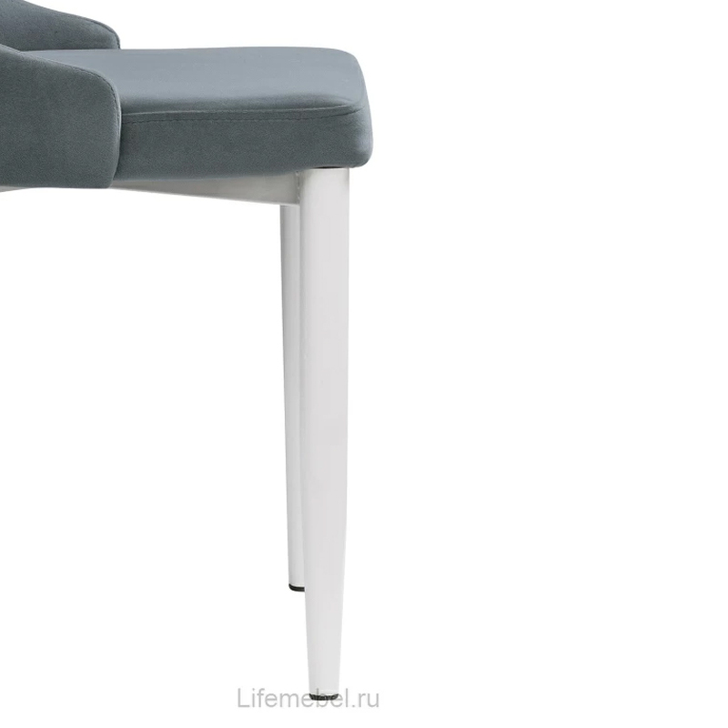 Стул на металлокаркасе, Kora white / gray