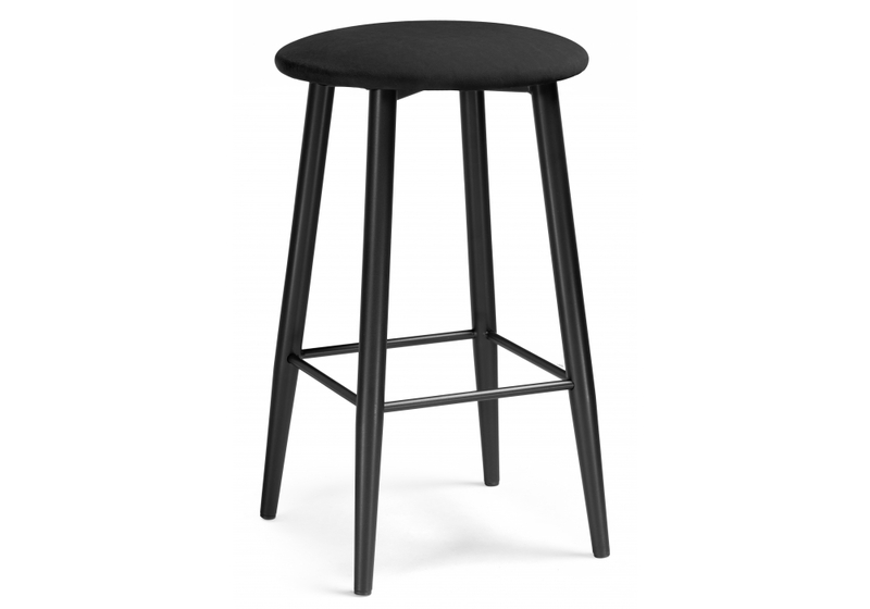 Барный стул, Гангток катания блэк / черный матовый