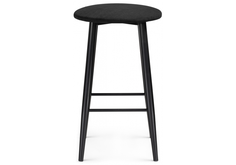 Барный стул, Гангток катания блэк / черный матовый