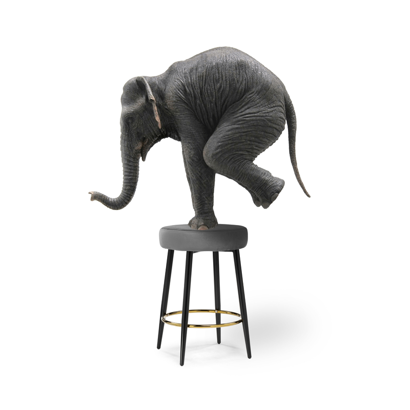 Барный стул, Plato dark grey