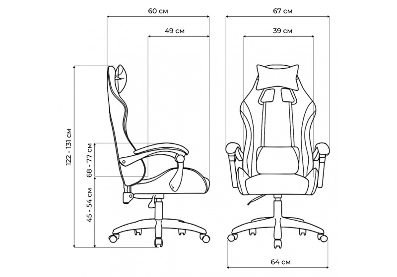Офисное кресло, Rodas black / red 62