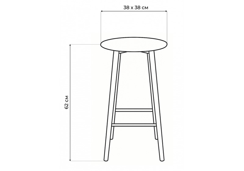 Барный стул, Гангток катания изумруд / черный матовый
