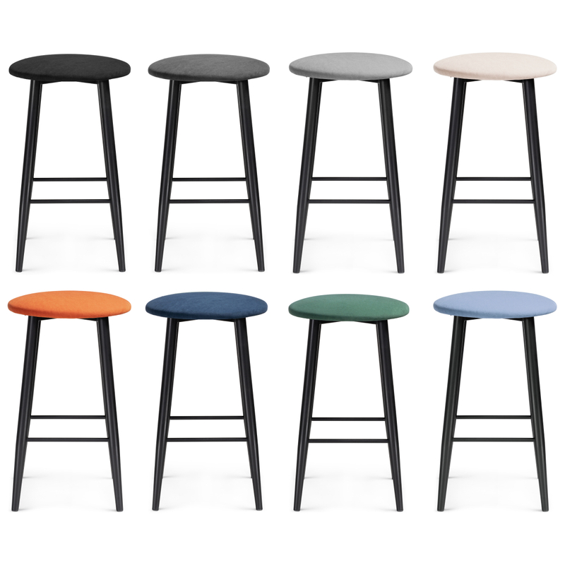 Барный стул, Гангток катания изумруд / черный матовый