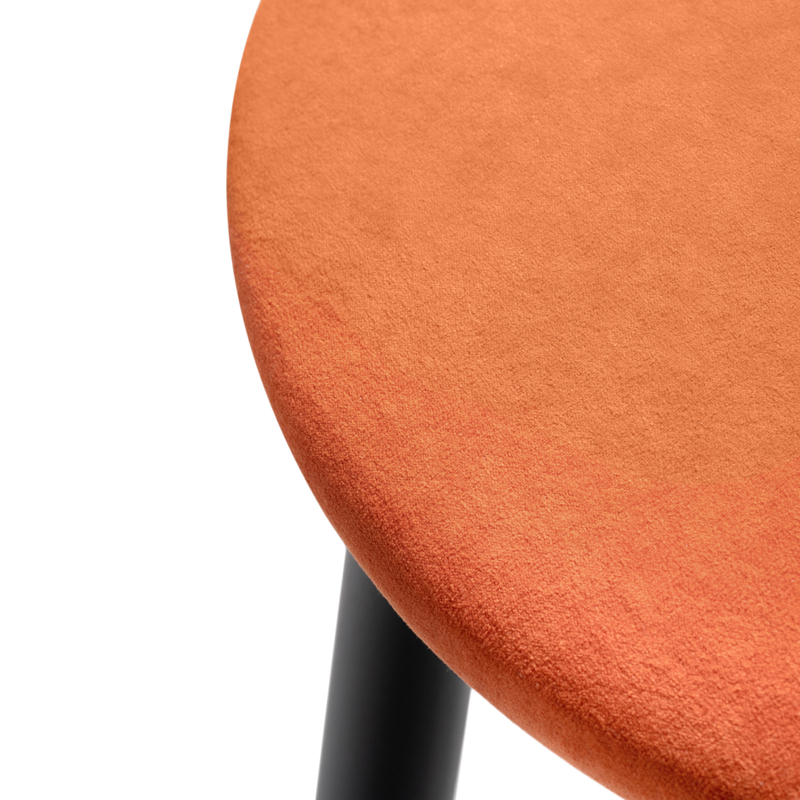 Барный стул, Гангток катания флам / черный матовый