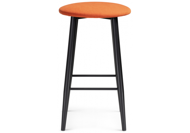 Барный стул, Гангток катания флам / черный матовый