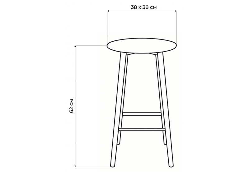 Барный стул, Гангток темно-синий / черный матовый