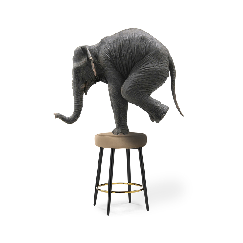 Барный стул, Plato dark beige