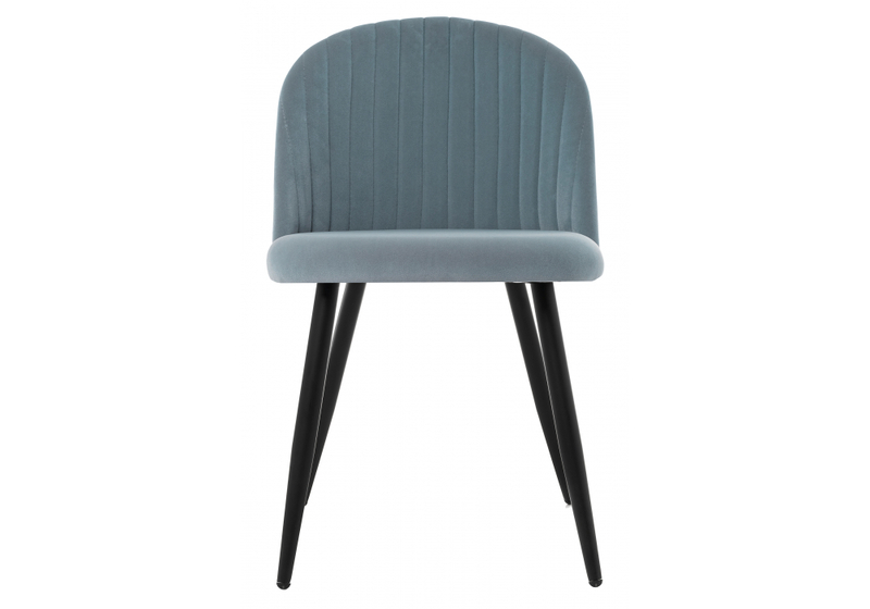 Стул на металлокаркасе, Gabi 1 light blue / black