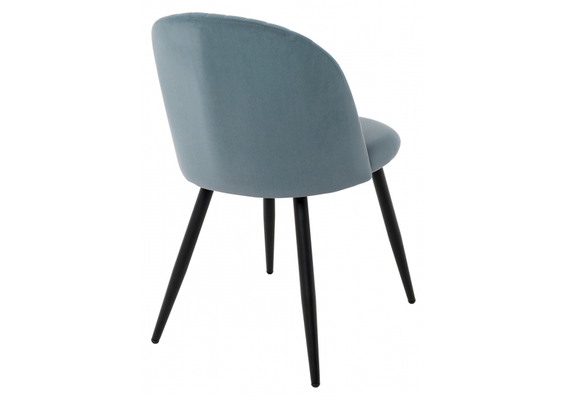 Стул на металлокаркасе, Gabi 1 light blue / black