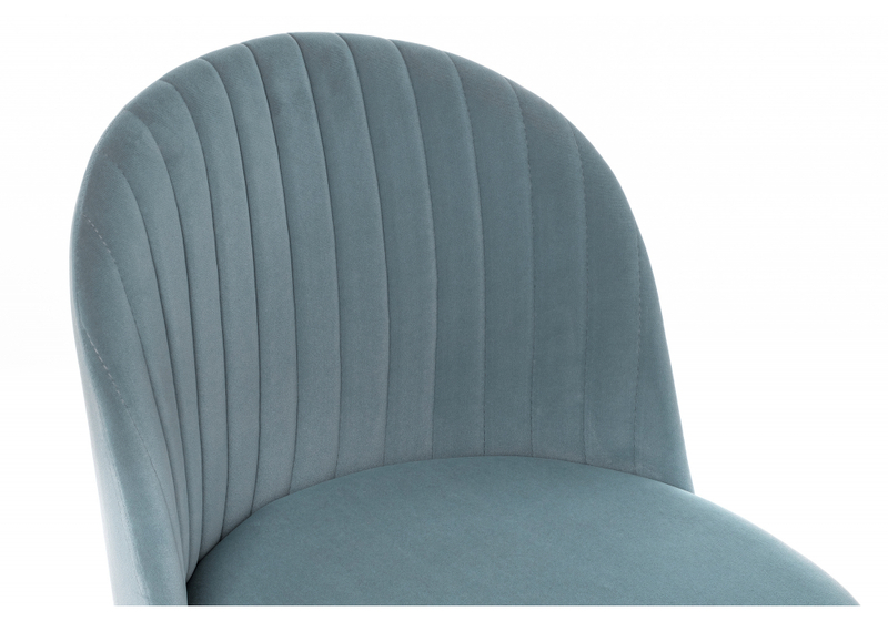 Стул на металлокаркасе, Gabi 1 light blue / black