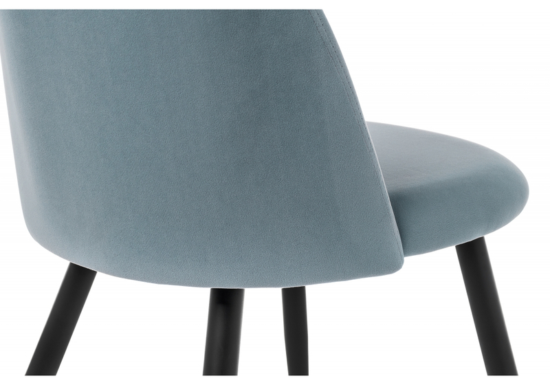 Стул на металлокаркасе, Gabi 1 light blue / black