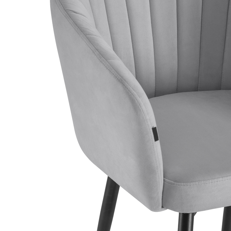 Стул на металлокаркасе, крутящийся Моншау velutto 52 / черный