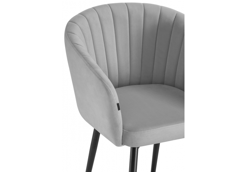 Стул на металлокаркасе, крутящийся Моншау velutto 52 / черный