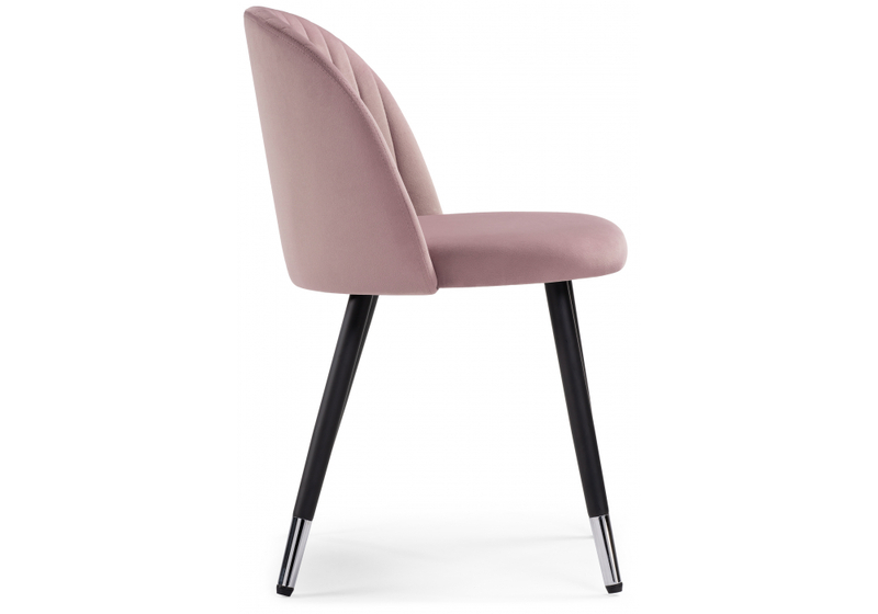 Стул на металлокаркасе, Gabi light purple / black