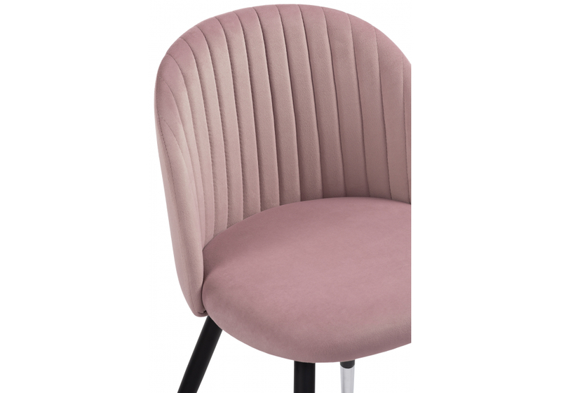 Стул на металлокаркасе, Gabi light purple / black