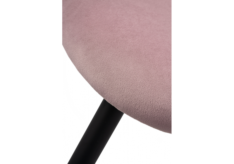 Стул на металлокаркасе, Gabi light purple / black