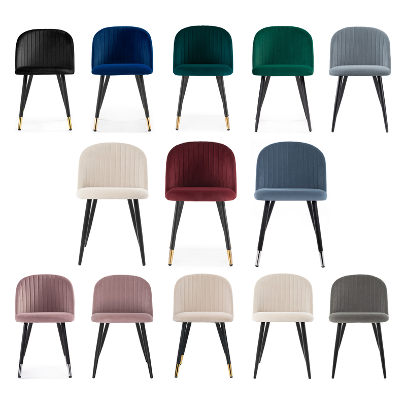 Стул на металлокаркасе, Gabi 1 gray / black