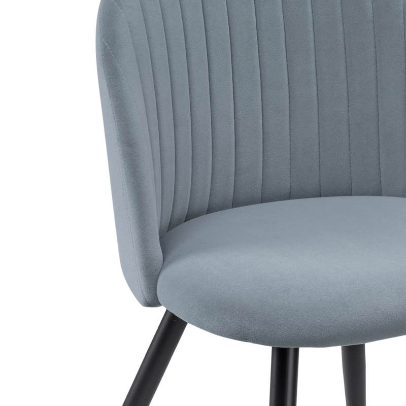 Стул на металлокаркасе, Gabi 1 gray / black