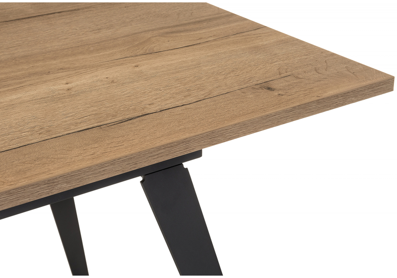 Стол деревянный, Кхал галифакс натуральный / графит