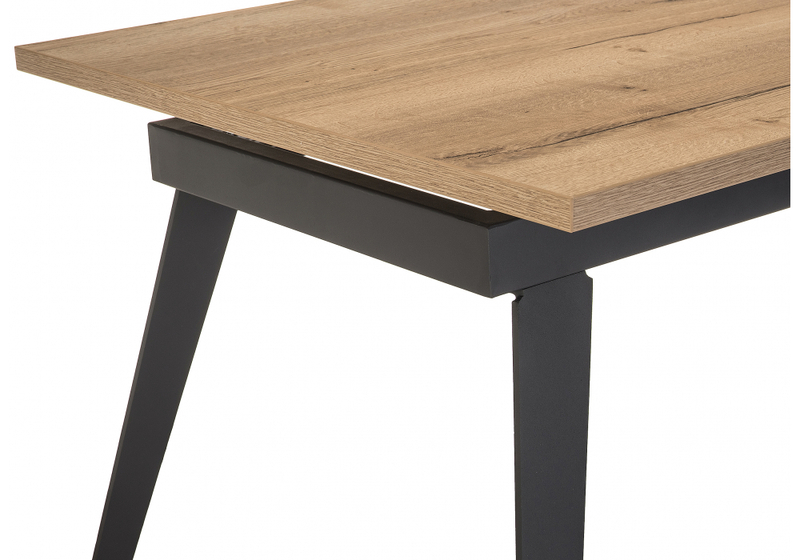 Стол деревянный, Кхал галифакс натуральный / графит