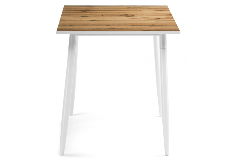 Стол деревянный, Энлэй  дуб вотан / белый