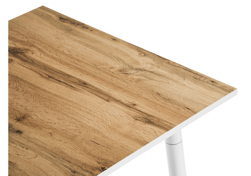 Стол деревянный, Энлэй  дуб вотан / белый