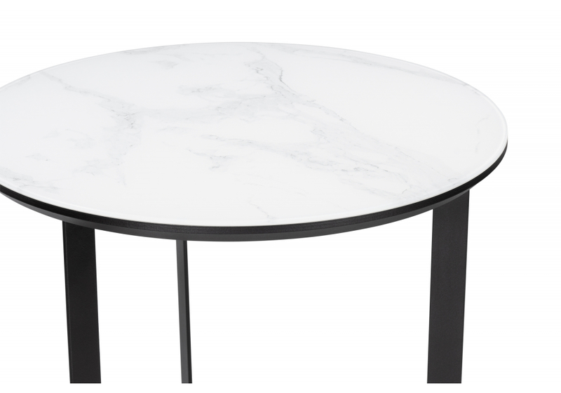 Журнальный стол, Роб D-450 белый мрамор