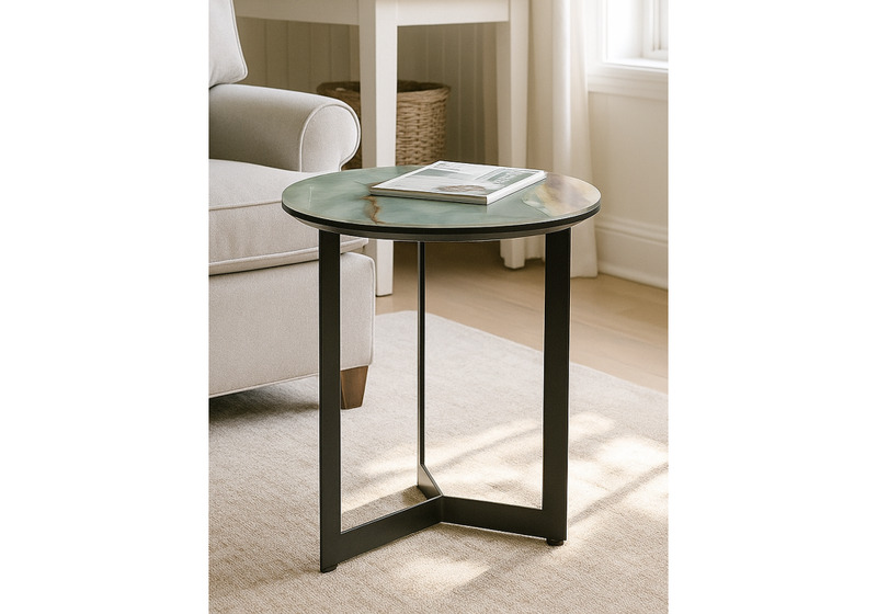 Журнальный стол, Роб D-450 голубой мрамор