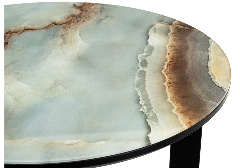 Журнальный стол, Роб D-450 голубой мрамор