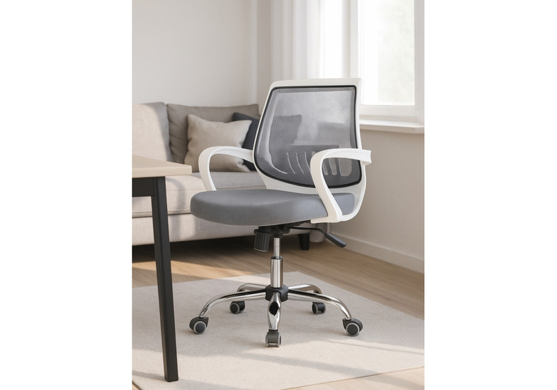 Компьютерное кресло, Ergoplus light gray / white