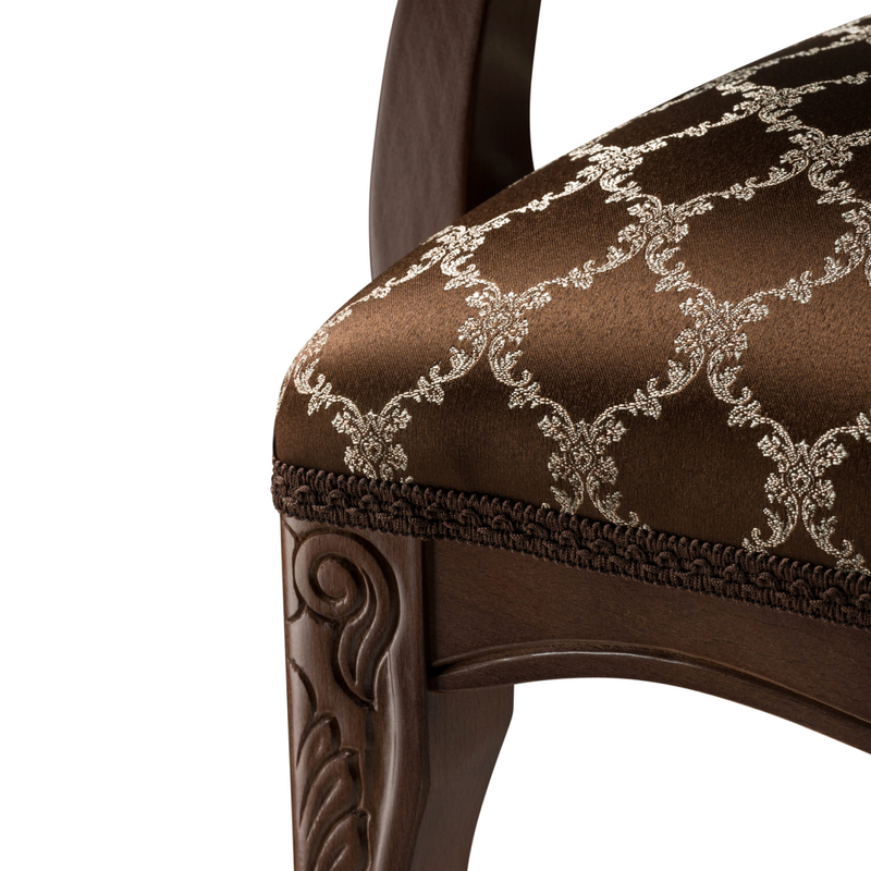 Стул деревянный, Клето орех / коричневый