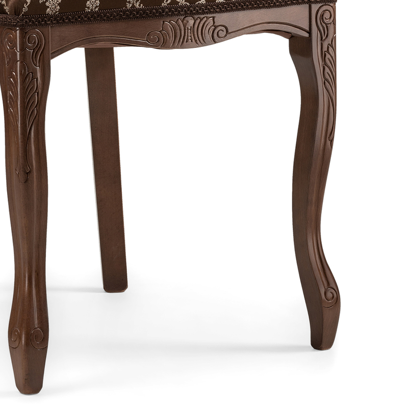 Стул деревянный, Клето орех / коричневый