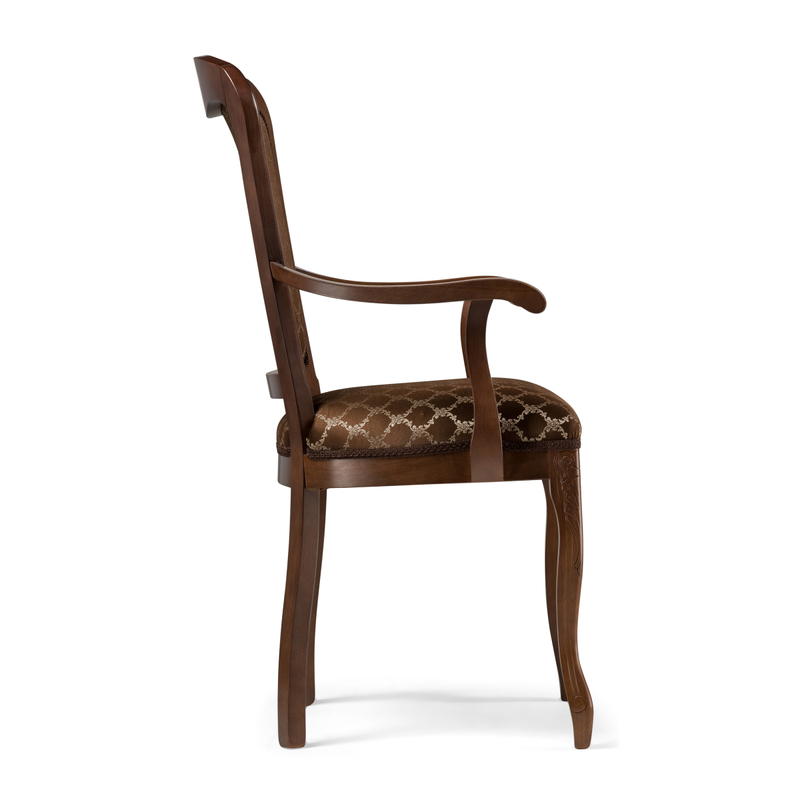 Стул деревянный, Клето орех / коричневый