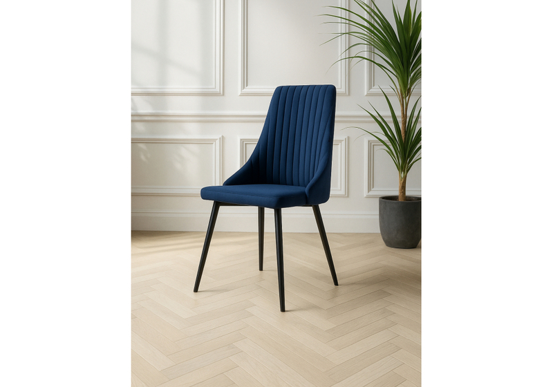 Стул на металлокаркасе, Нараян velutto 26 / черный