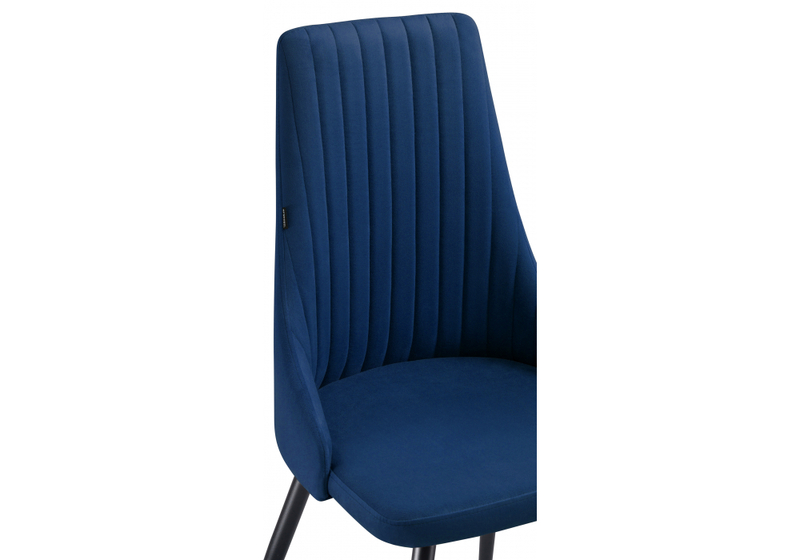 Стул на металлокаркасе, Нараян velutto 26 / черный