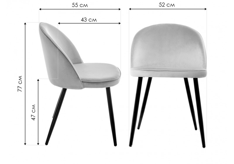 Стул на металлокаркасе, Dodo khaki