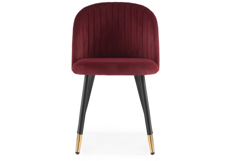 Стул на металлокаркасе, Gabi wine red / black
